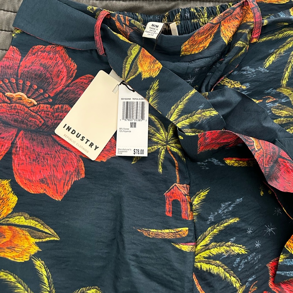 Industry Floral Print Pants
